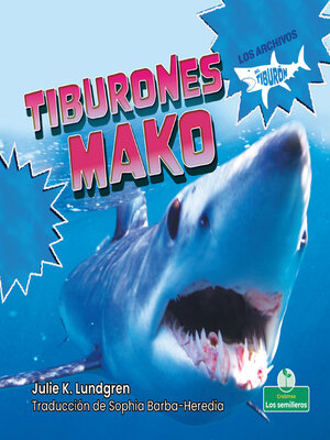 cover image of Tiburones mako